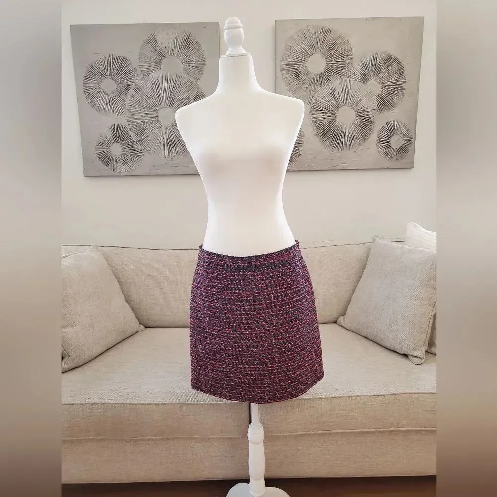 Marc by Marc Jacobs Miranda Tweed Miniskirt sz 10